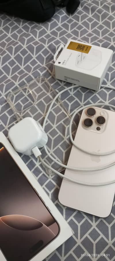 IPHONE 16 PRO MAX 256 DESERT TITANIUM LLA/JV