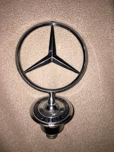 3D METAL  MERCEDES LOGO ORIGINAL
