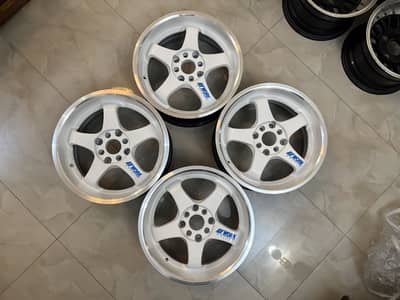 Work Meister S1 17 inch 4 nut multi pcd 7jj rims