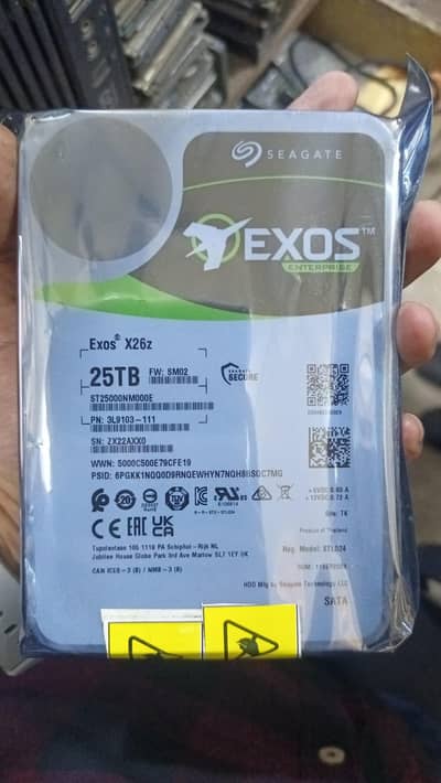 Seagate 25tb host managed hard drive