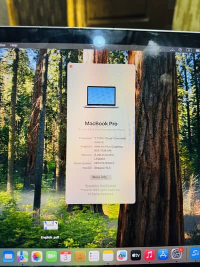 Macbook pro for sell check picture for details