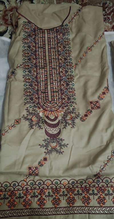 Cotton new unstitched dress