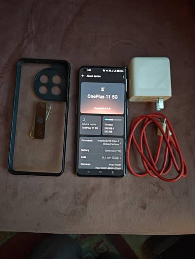 One Plus 11 12 GB 512 GB  Officially PTA Approved