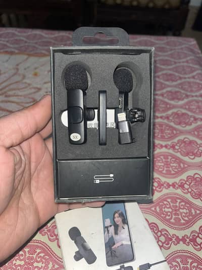 Morui wireless microphone 2 mic set