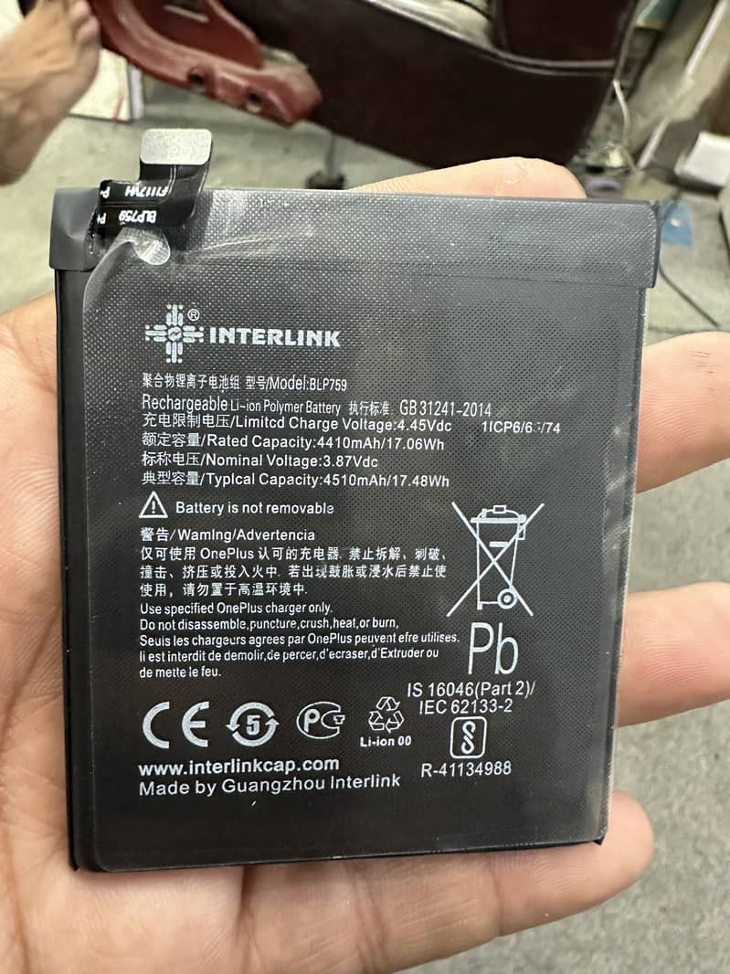 Oneplus 8 pro Battery Interlink 1