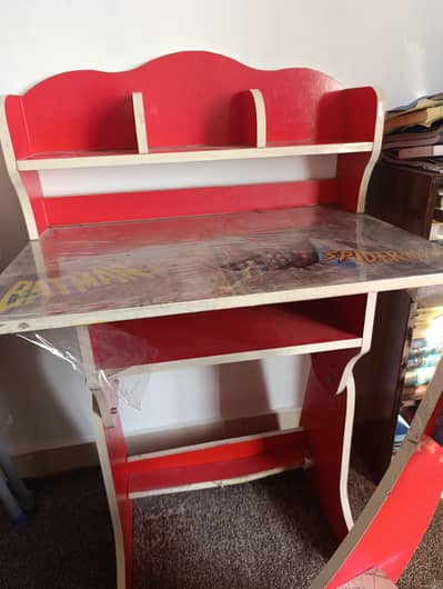 Less Used Kids study table chair set up for sale