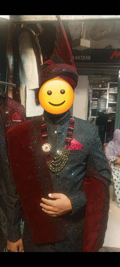 black Sherwani