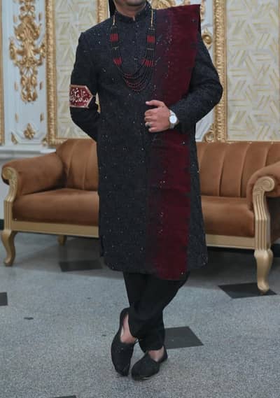 Black Sherwani