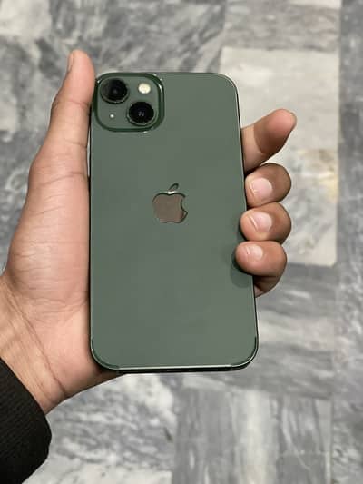 iPhone 13 128 gb green color back pr sheet lagi ha