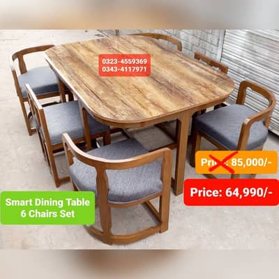 Dining table / Smart dining table / round table dining set / table