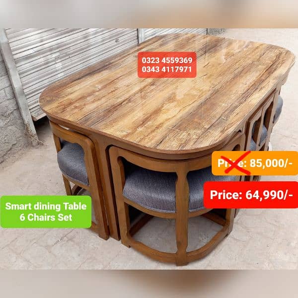Dining table / Smart dining table / round table dining set / table 1