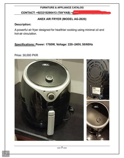 Cooker & Aur Fryer (Electric)