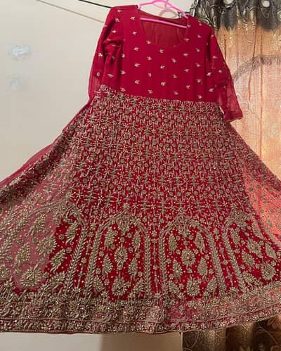 Bridal Faraak with Dupatta