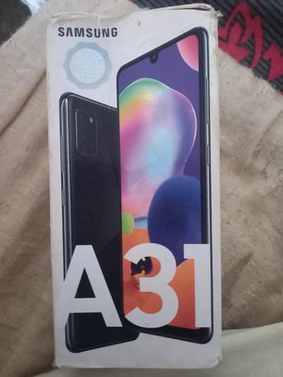samsung A31 @4RAM 128GBMemry