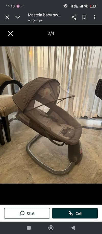 Mastela 3in1 baby swing jula