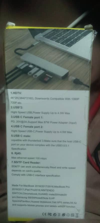 Multifunction Adapter  Use For Laptop