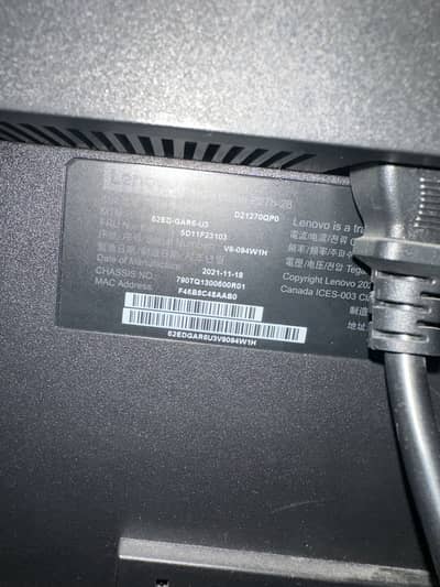 Lenovo 2K gaming monitor