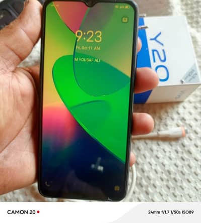 vivo y20 good condition and good working