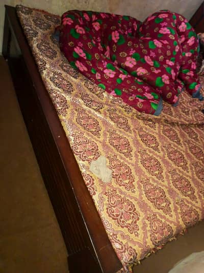 Good condition double bed with mattress