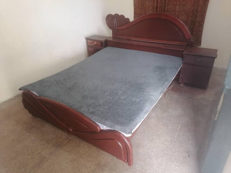 Bed with side table 2