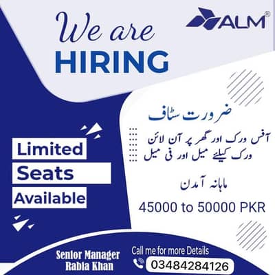 Part time full time office work home work available