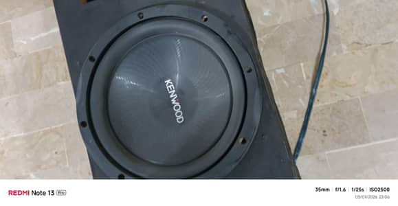 Kenwood Woofer "12"- Rockers Amplifier 6300