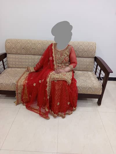 Red Bridal Lehenga