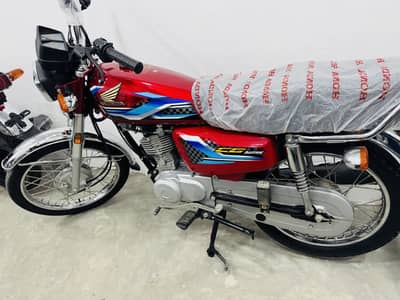 Honda CG-125 2024 Reed 10/10 condition Punjab register