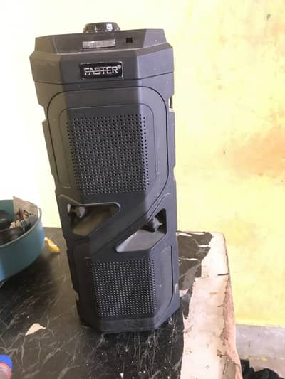 Faster outdoor and indoor party speaker