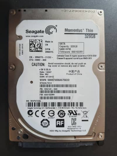 Seagate original hard disk 320 gb for sale