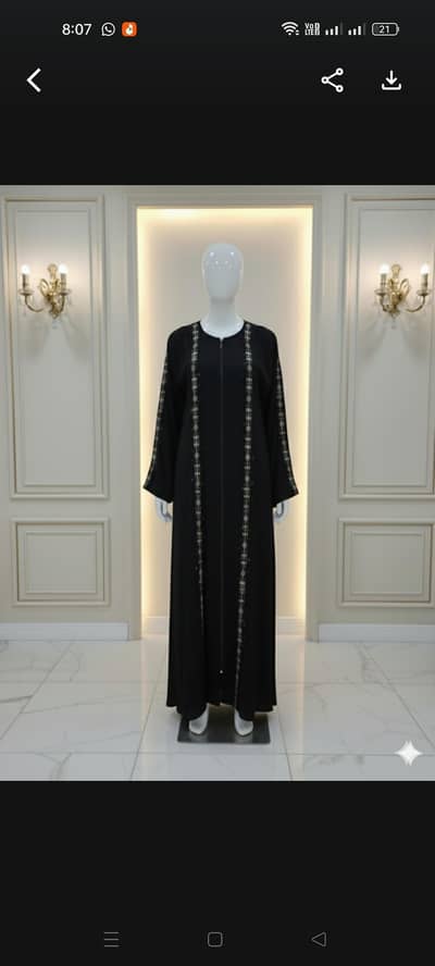new saudi style abaya (medium size)