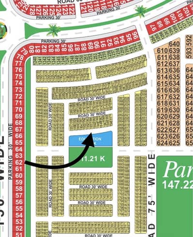 CC Block 5 Marla Hot Location Plot For Sale Lda City