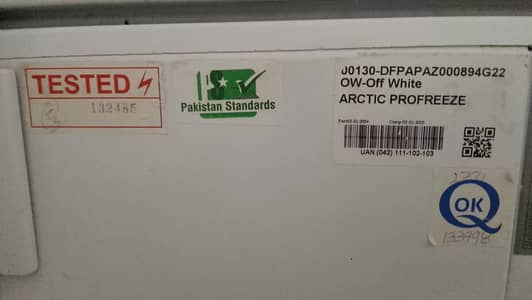 Pel freezer 6 mohnt warnty