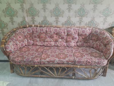 Cane Sofa  Set (5 Seater) for Sale