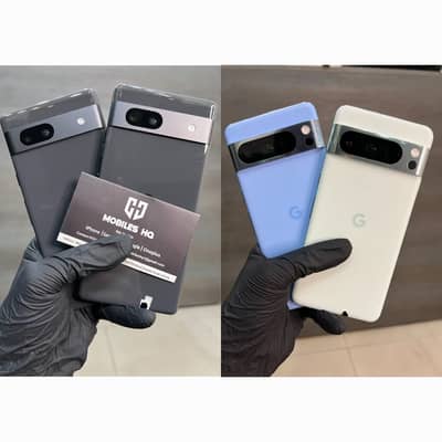 Google Pixel 7 7a Pixel 8 Pro | 8 12/128gb Official PTA Approved