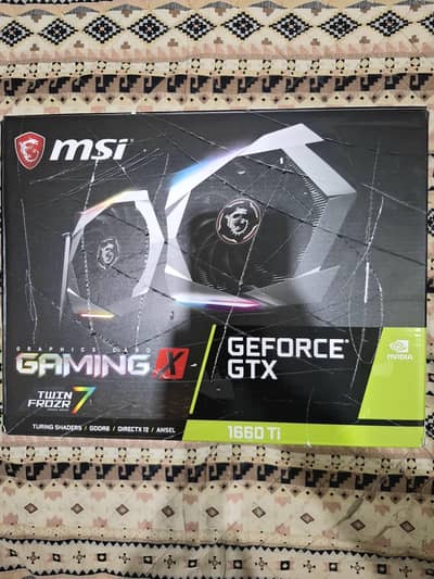 MSI GTX 1660 Ti Gaming X 6GB | With Box | 10/10 Condition