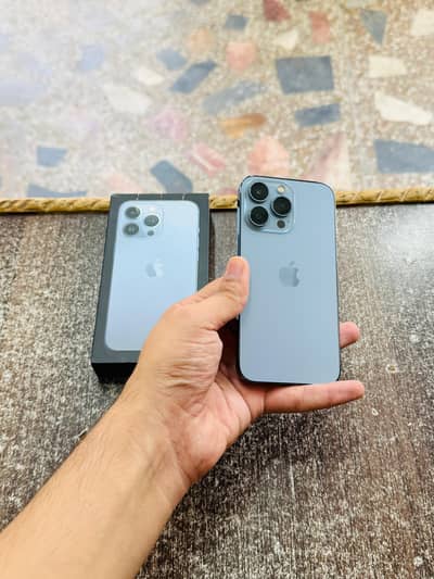 iphone 13 Pro with Box 256GB PTA Approved 89 Health Genuine Waterpack