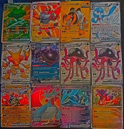 12 Rares Pokemon Card