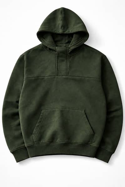 Stylish Olive Green Hoodie | Winter Essential | Rs 500