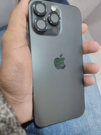 Iphone 15 pro max black clour 1 month use