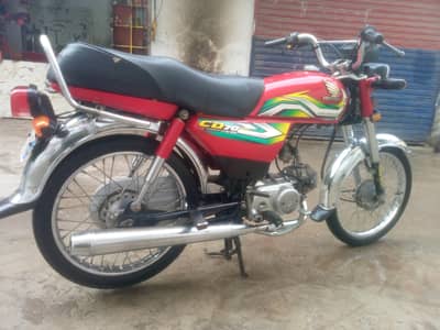 Honda cd 70 2023 model Islamabad num