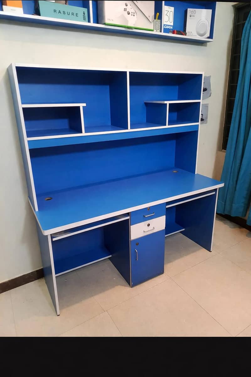 buck bed, study table and rack 7