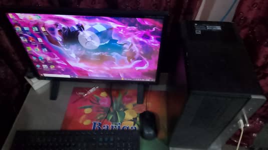 CPU with Samsung 19 inch screen mouse and keyboard