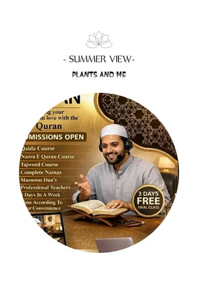 I am a Quran Teacher  ‍‍