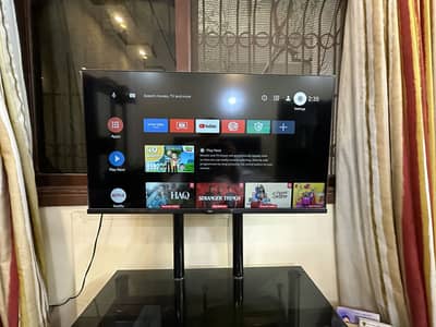 TCL A5 40 Inch Android TV along with TV Stand