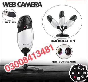 A4TECH webcam with built-in mic