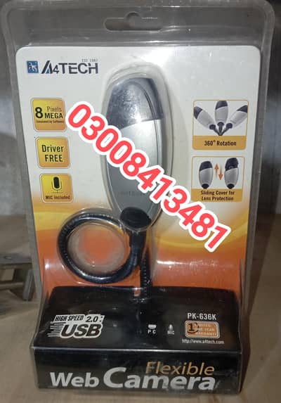 A4TECH webcam with built-in mic