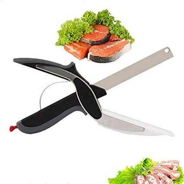 Kitchen Smart Cutter 2 In 1 Knife & Chopping Board