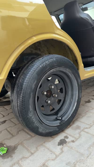 Steel Holo Deep Rims 15x4nut - 185/60 R15