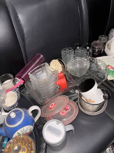 Kitchen Crockery available for sell due to shifting